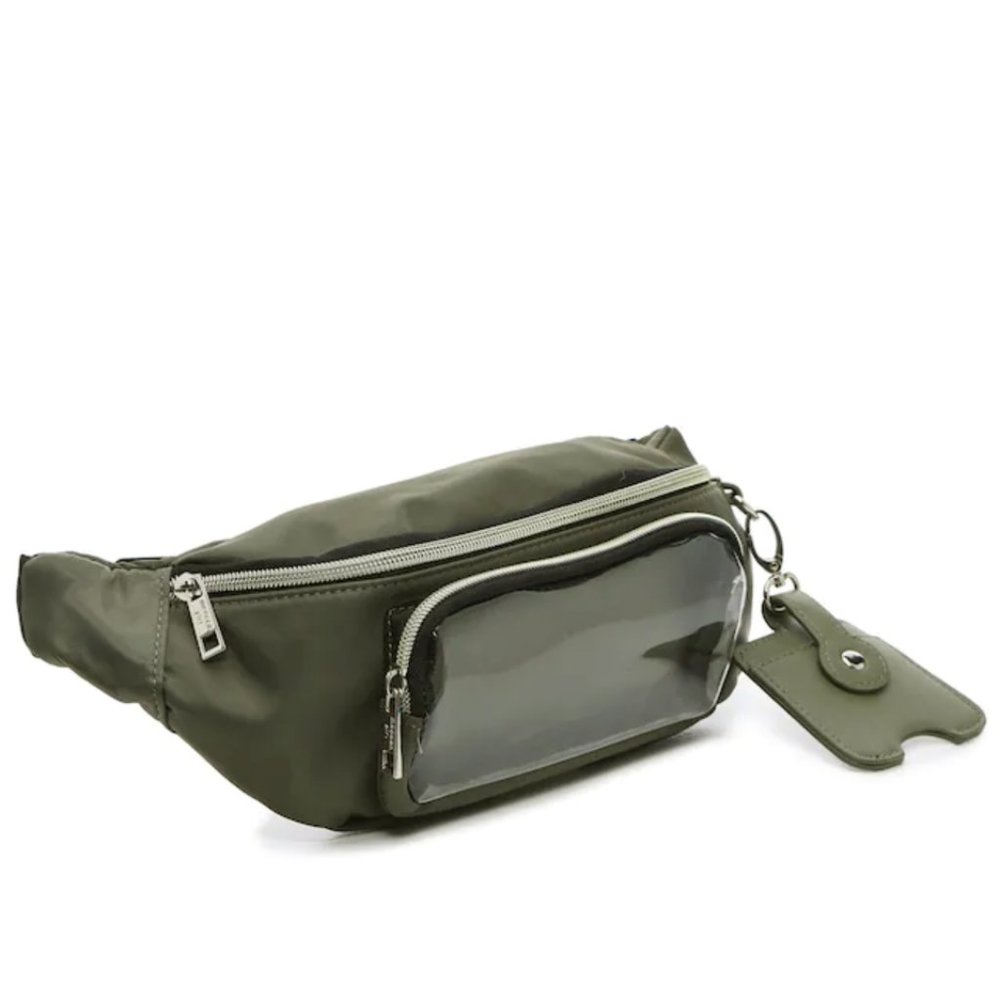 NEW Madden Girl Mask Sanitizer Holder Belt Bag Set Adjustable Strap Fanny Pack - Picture 3 of 7